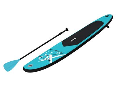 XQ Max stand up paddleboard opblaasbaar 285 cm blauw en zwart