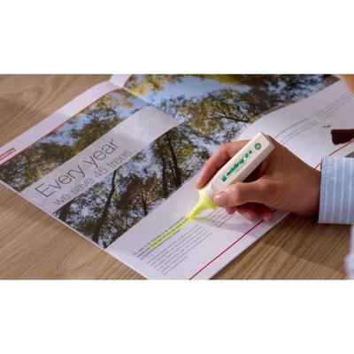 Edding Textmarker | geel | streepbreedte 2-5 mm spitse punt | 10 stuks - 4-24005 4-24005