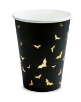 Halloween Bekers Vleermuizen (6st) - thumbnail