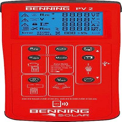 Benning Fotovoltaïsche Installatietester PV 2
