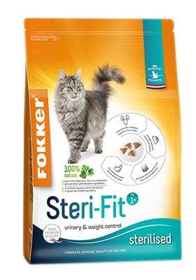 Fokker Steri-Fit kattenvoer 2 x 10 kg