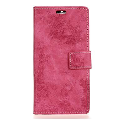 Shop4 - iPhone Xr Hoesje - Wallet Case Vintage Roze Shop4 - iPhone Xr Hoesje - Wallet Case Vintage Roze