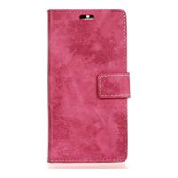 Shop4 - iPhone Xr Hoesje - Wallet Case Vintage Roze - thumbnail