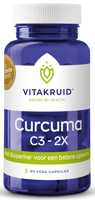 Vitakruid Curcuma C3-2X (95% curcuminoiden) met Bioperine 60 Vegetarische capsules - thumbnail