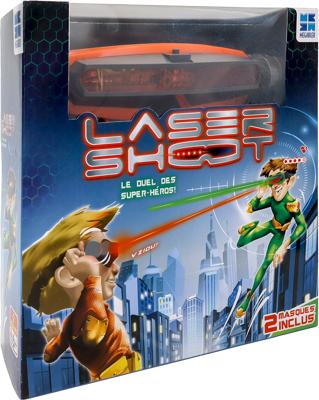 Bordspel - MEGABLEU - Lasershoot - Laserduel met maskers en levens die je kunt verliezen