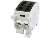 HoraeTec 080310-4-3 Hoofdleiding vertakkingsklem Messing, PA Grijs-wit (RAL 7035), Diepzwart (RAL 9005) 1-polig 160 A 690 V Geleidertype: L - thumbnail