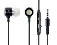 In-Ear oordopjes met microfoon &apos;Zwart&apos; - thumbnail