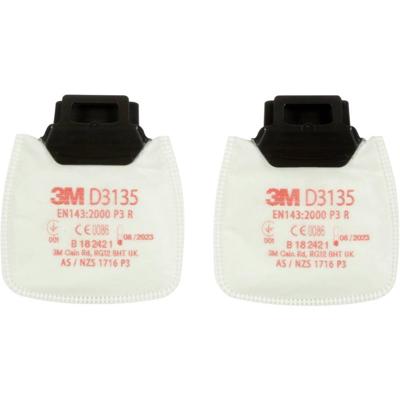 3M™ Secure Click™ deeltjesfilter - dubbele luchtstroom - P3 R - D3135