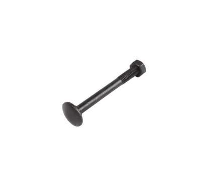 Waelbers Slotbout M6x50mm + Moer M6 zwart - 25 Stuk(s) - 9637.09