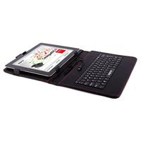 Approx APPIPCK04 toetsenbord voor mobiele apparaten zwart - toetsenborden voor mobiele apparaten (zwart, kunstleer, stofbestendig, krasbestendig, universeel, 24,6 cm (9,7 inch), 200 mm) - thumbnail