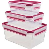 Emsa Clip & Close vershoudbakjes, 3-delige set, 0,55 / 1,0 / 2,2 L doos - thumbnail