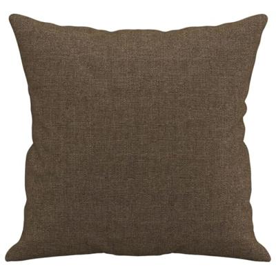 Sierkussens 2 st 40x40 cm stof bruin