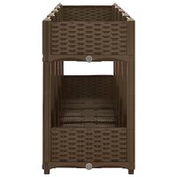 VidaXL Plantenbak verhoogd 160x40x71 cm polypropyleen - thumbnail