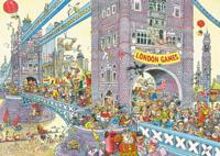 Jumbo Wasgij retro mystery 8 legpuzzel - de laatste horde!, 1000st. - thumbnail