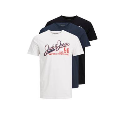 JACK & JONES ESSENTIALS T-shirt JJELOGO - (set van 3) JACK & JONES ESSENTIALS T-shirt JJELOGO - (set van 3)