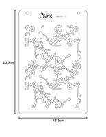 Sizzix • layered stencils a6 lacey 4pcs - thumbnail