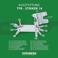 CONTEC multifunctie-tool "tfr - striker 16" ct multitool tfr-striker 16 functions silver - thumbnail