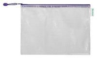 Opbergtas tarifold met rits 330x240mm pvc bl - thumbnail