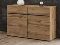 Commode CROSSAIR 2 deuren 2 lades wotan eik - thumbnail