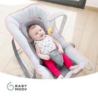 Ligstoel BABYMOOV Graphik met speelboog grijs/perzik - thumbnail