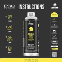 Montana MTN PRO Metallic Verf 400ml Blauw - thumbnail
