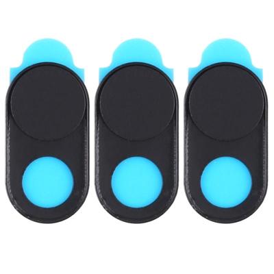 3 STKS universele ultradun ontwerp magneet WebCam cover camera cover voor desktop laptop Tablet telefoons (zwart)