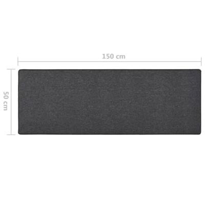 VidaXL Tapijtloper 50x150 cm antracietkleurig - thumbnail