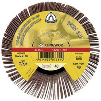 Klingspor Haakse lamellenslijper | 40 bruin | d.125xB20 mm | M14 | 1 stuk - 277018