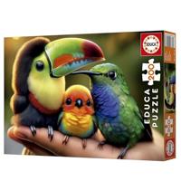 Puzzel Educa Vogels 200 Onderdelen - thumbnail