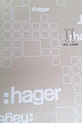 Hager ZB32APZ2 ZB32APZ2 Distributiekast Opbouw (op muur), Inbouw (in muur), Deels verzonken Inhoud: 1 stuk(s)