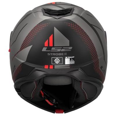 LS2 opklaphelm "ff908 strobe ii code" helmet ff908 stro. ii code xl black/grey matt LS2 opklaphelm "ff908 strobe ii code" helmet ff908 stro. ii code xl black/grey matt