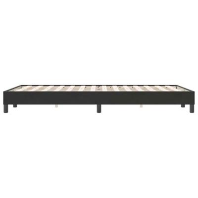 Bedframe zonder matras 120x220 cm fluweel zwart