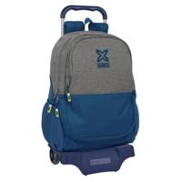 Schoolrugzak met Wielen Munich Street Blauw Grijs 32 x 44 x 16 cm - thumbnail
