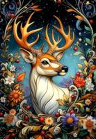 Fenruil - The Winter King's Storybook Puzzel 1000 stukjes - thumbnail