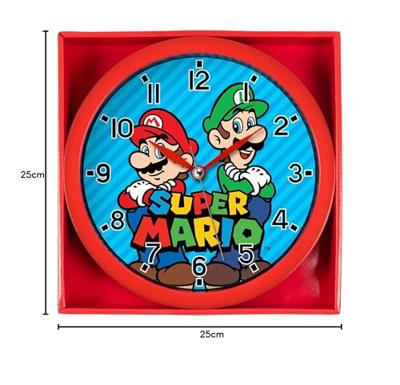 Super Mario - Wall Clock (round)