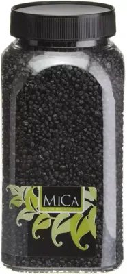 Mica Decorations decoratie gravel zwart 650ml Mica Decorations decoratie gravel zwart 650ml