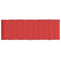 Ligbedkussen 180x60x4 cm oxford stof rood - thumbnail