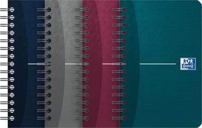 Oxford Office Essentials notitieboekje, 180 bladzijden, ft 9 x 14 cm, geruit 5 mm, geassorteerde kleuren