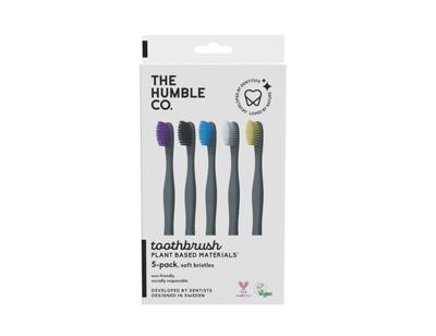 The Humble Co. Tandenborstels plant based - soft - 5 stuks