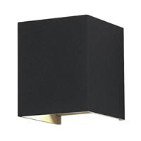 V-TAC VT-759-B-N 217078 LED-buitenlamp (wand) Energielabel: E (A - G) 5 W LED Zwart - thumbnail