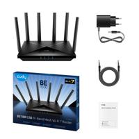 Cudy Tri-Band WiFi 7 BE11000 Router, 6-Stream 10 Gbps, 4 × 2.5G-poorten, tot 11000Mbps, VPN-server en client, Cudy APP en Mesh, 6 × High-gain Antennes, WR11000 - thumbnail