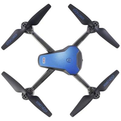 Reely Marathon Drone (quadrocopter) RTF Beginner, Luchtfotografie Blauw (metallic)