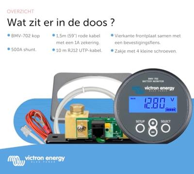 Victron Energy BMV-702 BAM010702000R Accubewaking
