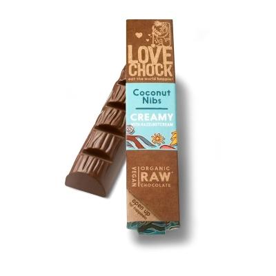 Lovechock Creamy Coconut Nibs (12st)