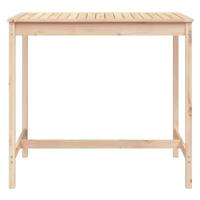 Tuintafel 121x82,5x110 cm massief grenenhout - thumbnail