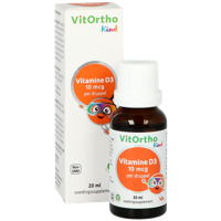 VitOrtho Kind Vitamine D3 10mcg Druppels - thumbnail