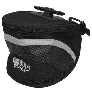 VWP zadeltas luxe l-nylon m/klik-sluit. zwart