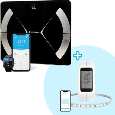 Slimme Bluetooth Weegschaal - Combideal met Slim Lichaamsmeetlint