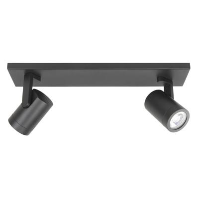 Highlight OpbouwspotHalo Spot zwart 2-lichts recht - S7148.01