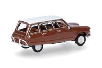 Herpa 038959 H0 Auto Citroën AMI 6 break, bruin/dak wit - thumbnail